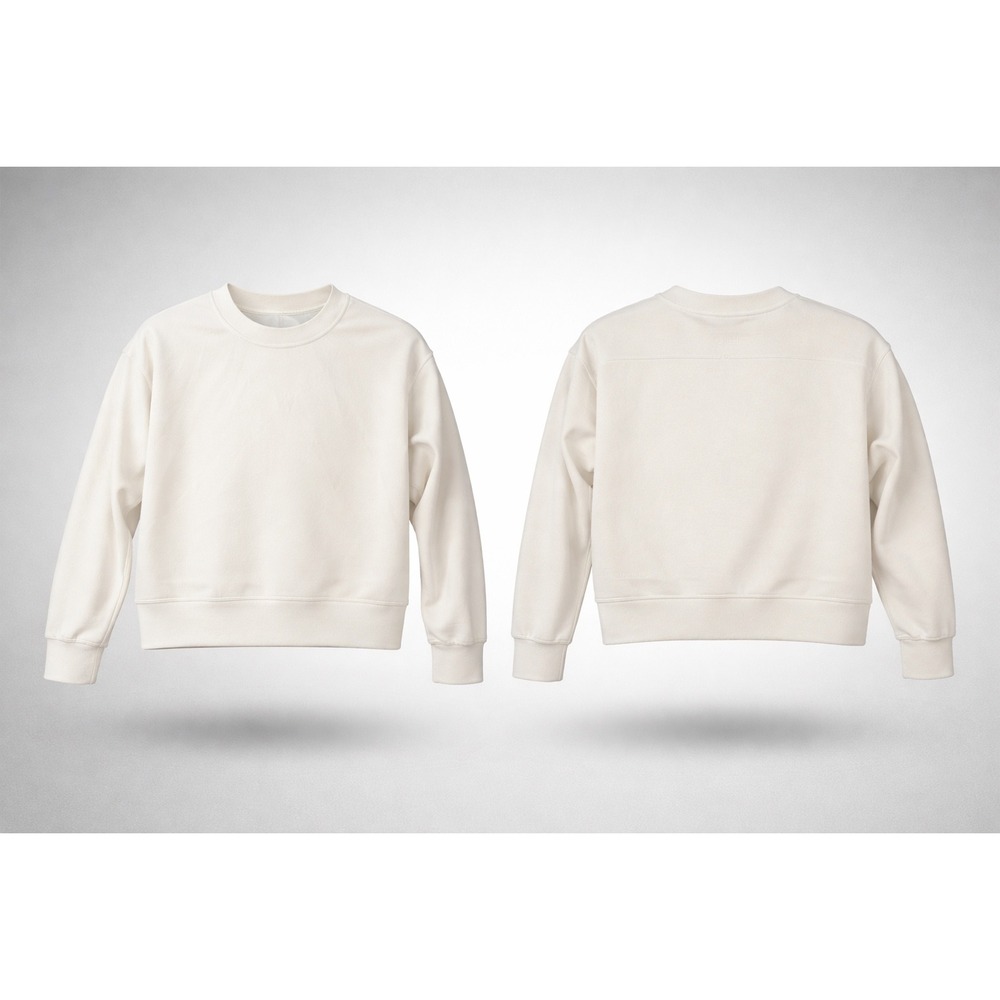 Lululemon Perfectly Oversized Sweater 6 Bone Cropped Crew Recycled Athleisure